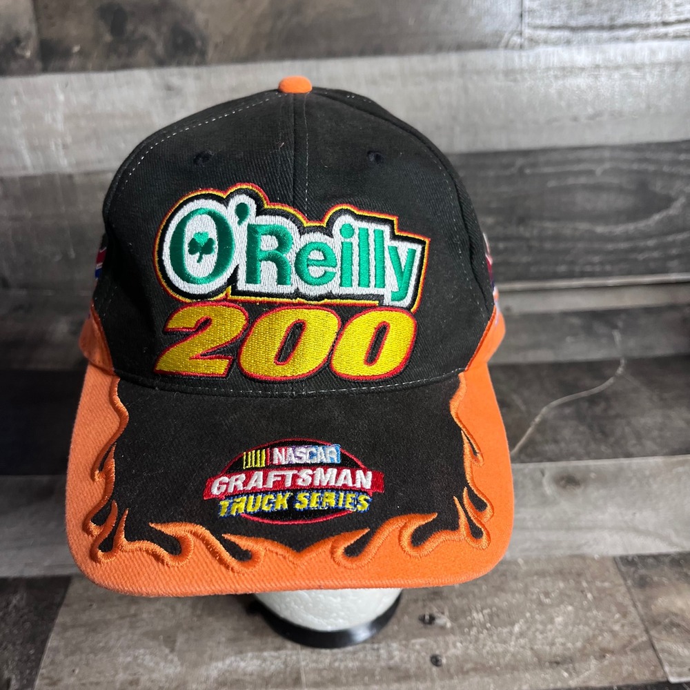 Vtg NASCAR O'Reilly 200 Hat 2006 Memphis Motorsports Park Craftsman Truck Black